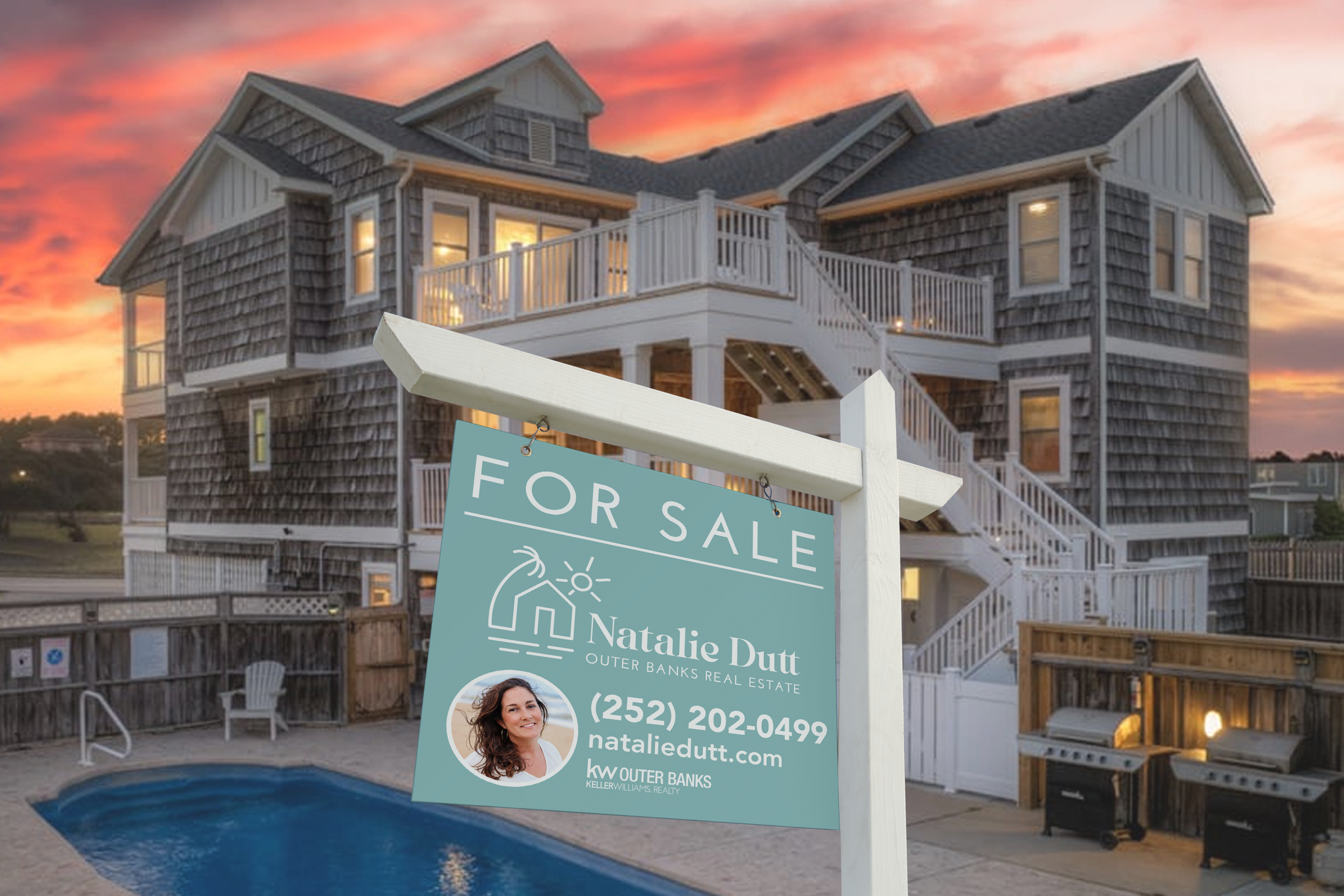 Natalie Dutt Real Estate for-sale sign